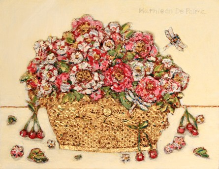 Cherries and Dragonflies